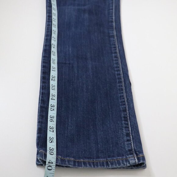 Levi’s Classic 505 Mid Rise Dark Wash Straight Jeans 30 In Inseam 12 Medium - Picture 13 of 16